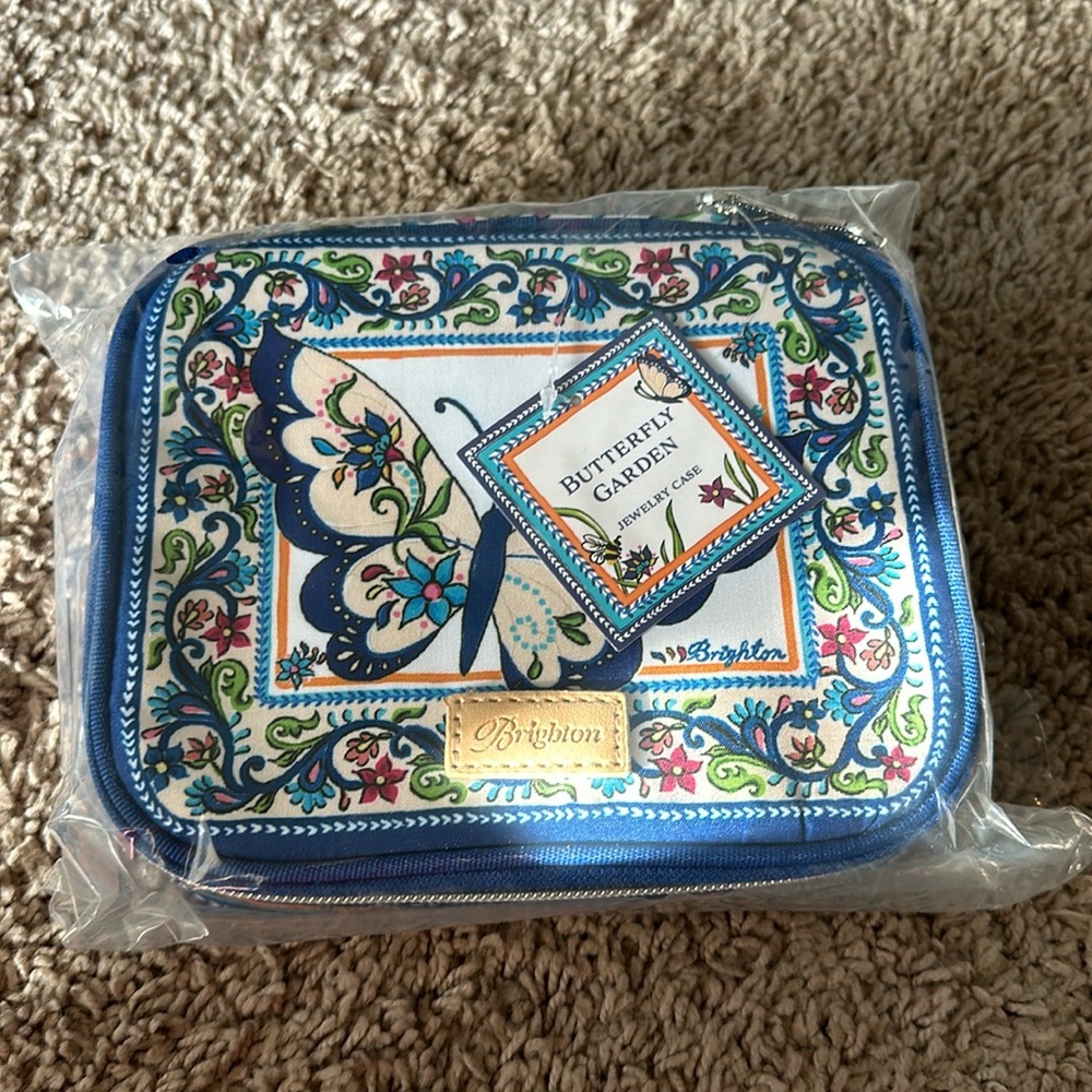 NWT Brighton Butterfly Garden Jewelry Case